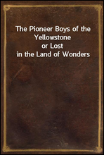 The Pioneer Boys of the Yellowstoneor Lost in the Land of Wonders
