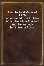 The Electoral Votes of 1876Who Should Count Them, What Should Be Counted, and the Remedy for a Wrong Count