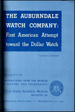 The Auburndale Watch CompanyFirst American Attempt Toward the Dollar Watch