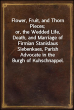 Flower, Fruit, and Thorn Pieces;or, the Wedded Life, Death, and Marriage of Firmian Stanislaus Siebenkaes, Parish Advocate in the Burgh of Kuhschnappel.