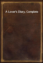 A Lover`s Diary, Complete