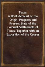 TexasA Brief Account of the Origin, Progress and Present State of the Colonial Settlements of Texas; Together with an Exposition of the Causes which have induced the Existing War with Mexico